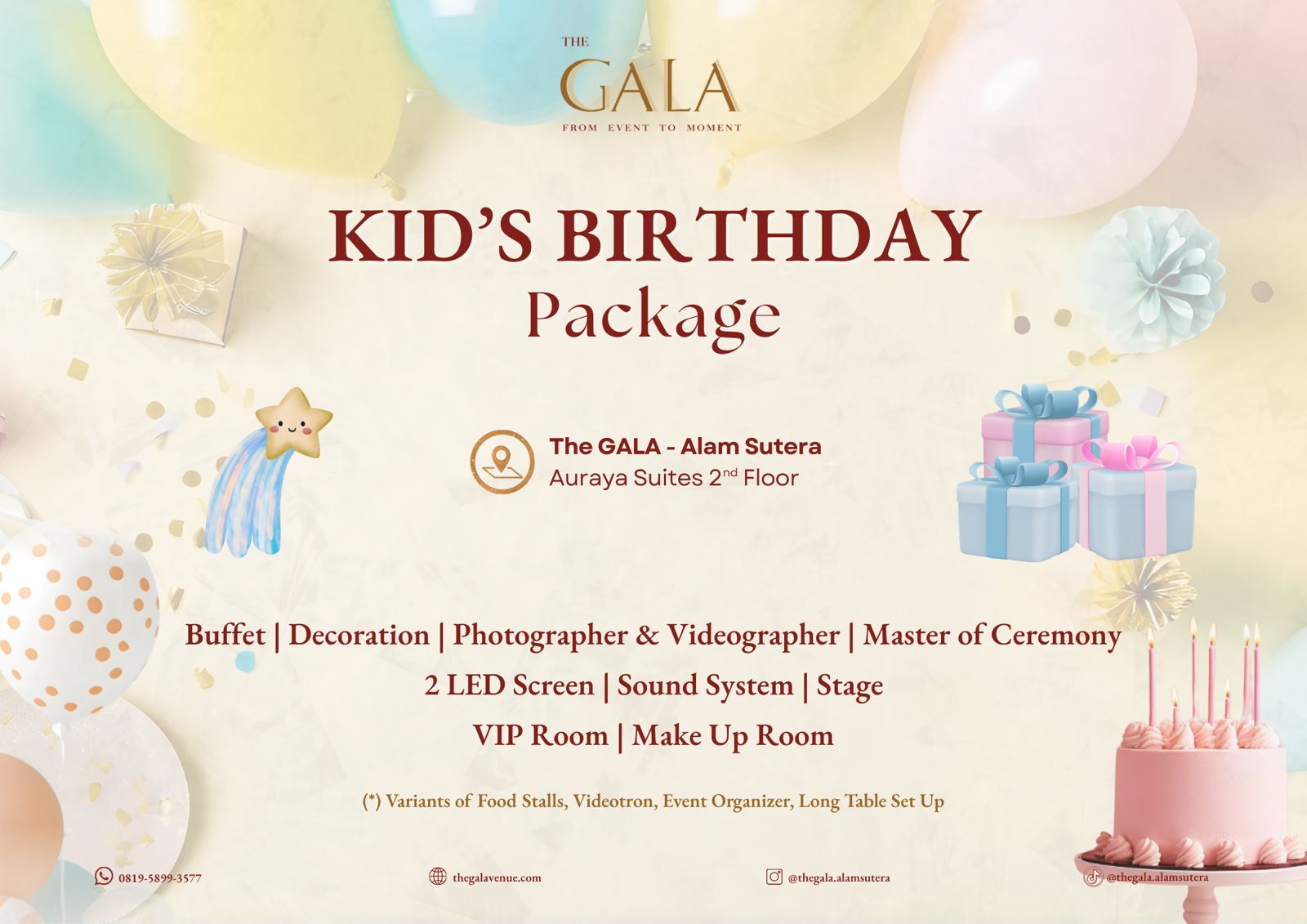 Kids Birthday Package