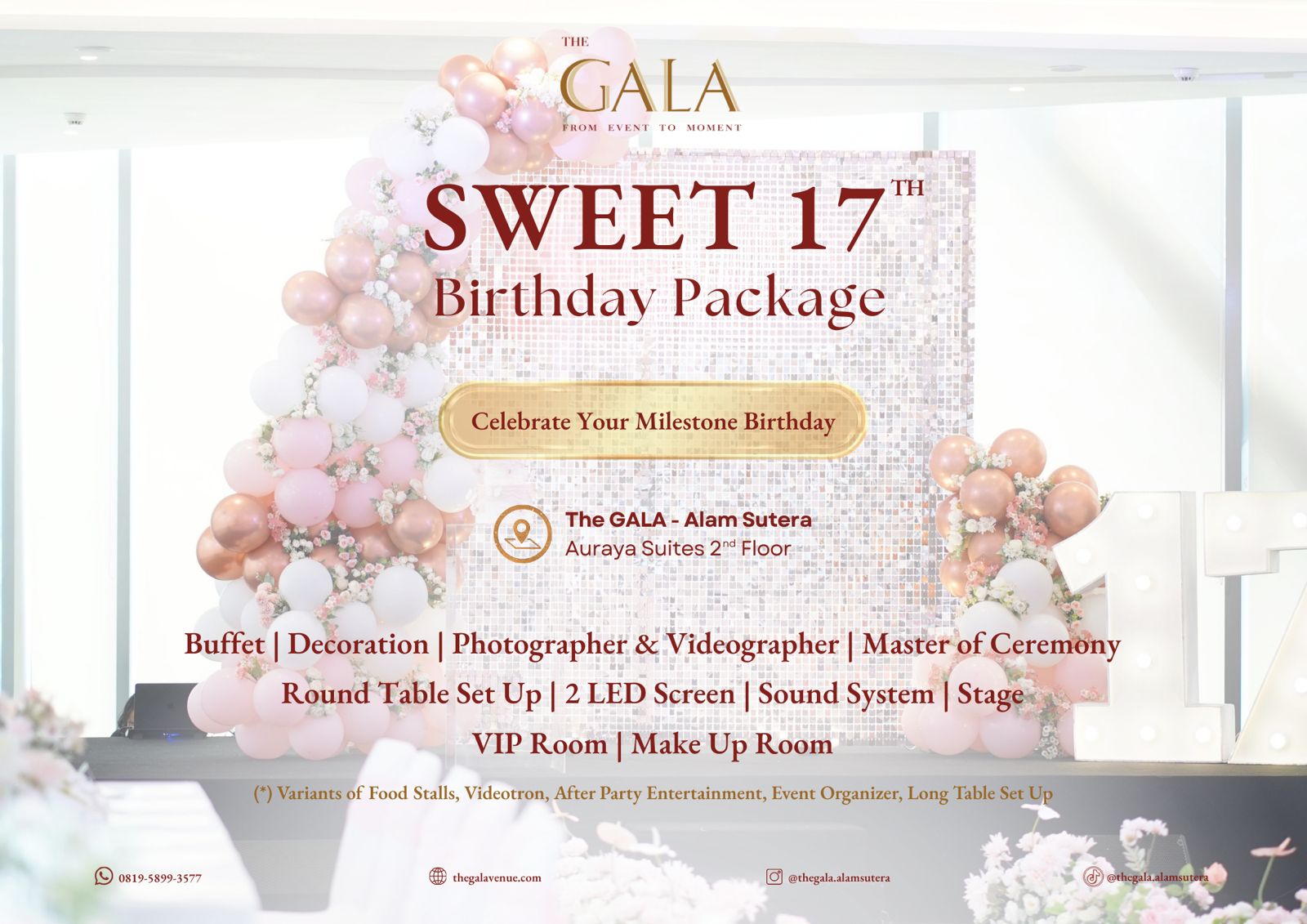 Sweet 17 Package