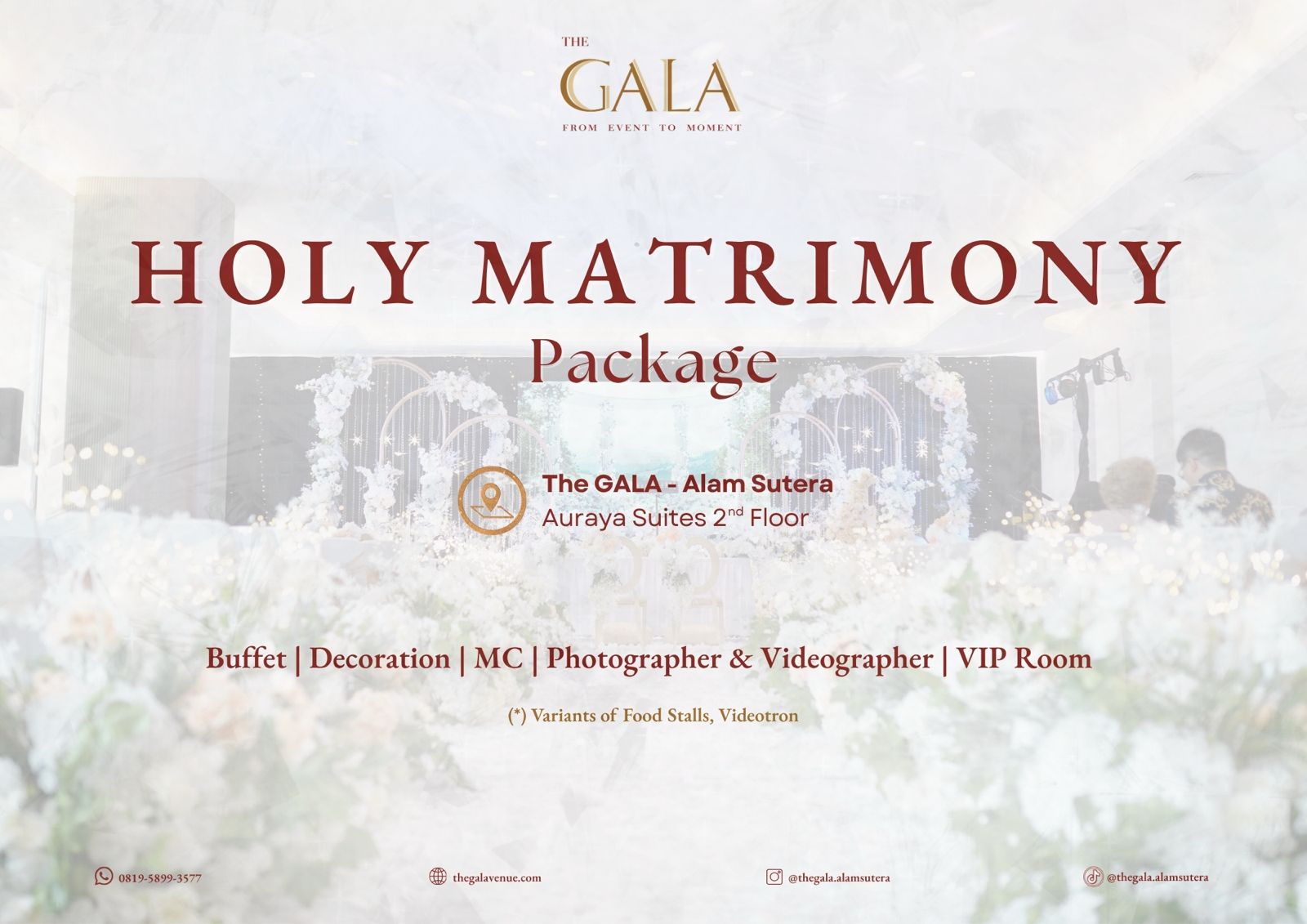 Holy Matrimony Package